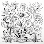 Artistic Wednesday Floral Coloring Pages 2
