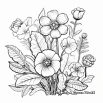Artistic Wednesday Floral Coloring Pages 3