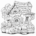 Assorted Candy Store Coloring Pages 1