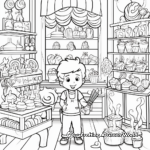 Assorted Candy Store Coloring Pages 4