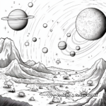 Astounding Solar System Overview Coloring Pages 3
