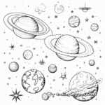Astounding Solar System Overview Coloring Pages 4