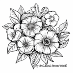 Attractive 2023 Floral Pattern Coloring Pages 4