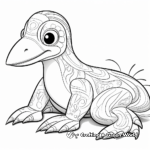 Australian Platypus Coloring Pages 1