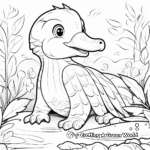 Australian Platypus Coloring Pages 4