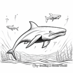 Awe-Inspiring Blue Whale Coloring Pages 3