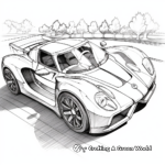 Awesome Ford GT Coloring Pages 1