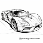 Awesome Ford GT Coloring Pages 2