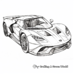 Awesome Ford GT Coloring Pages 3