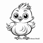 Baby Bird Coloring Pages for Kids 1