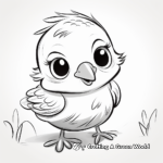 Baby Bird Coloring Pages for Kids 3