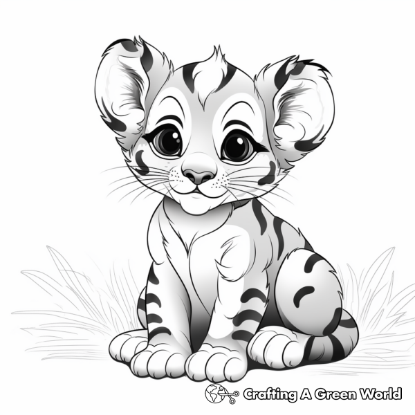 Clouded Leopard Coloring Pages - Free &amp; Printable!