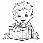 Baby Shower Present Coloring Sheets 2