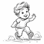 Baby's First Steps Coloring Pages 1