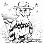 Bald Eagle Fourth of July Coloring Pages 2