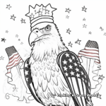 Bald Eagle Fourth of July Coloring Pages 3