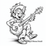 Banjo Coloring Pages for Country Music Lovers 1