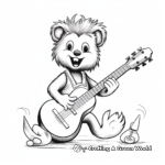 Banjo Coloring Pages for Country Music Lovers 2
