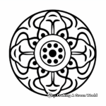 Basic Mandala Coloring Pages for Kids 4