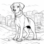 Beagle Dog Show Coloring Pages 2
