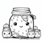 Beautiful and Vibrant Strawberry Jam Coloring Pages 2