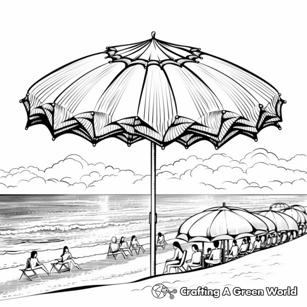 Umbrella Coloring Pages - Free &amp; Printable!