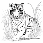 Beautiful Bengal Tiger Coloring Pages 3