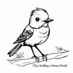 Beautiful Bird Coloring Pages 1
