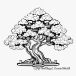 Beautiful Bonsai Tree Coloring Pages 3