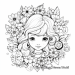 Beautiful Christmas Wreath Coloring Pages 4