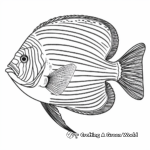 Beautiful Emperor Angelfish Coloring Pages 3