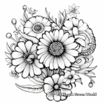 Beautiful Floral Design Coloring Pages 3