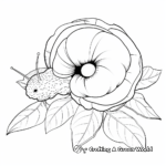 Beautiful Garden Snail Coloring Pages 4