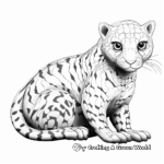 Beautiful Leopard Gecko Coloring Pages 1