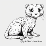 Beautiful Leopard Gecko Coloring Pages 2