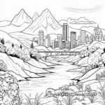 Beautiful Nature of the USA Coloring Pages 2
