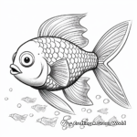 Beautiful Rainbow Fish Coloring Pages 2