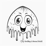 Beautiful Spring Raindrop Coloring Pages 3