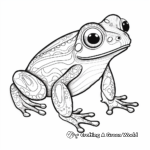 Beautiful Tree Frog Coloring Pages 2