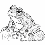 Beautiful Tree Frog Coloring Pages 4