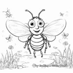 Bee Life Cycle Coloring Pages 3