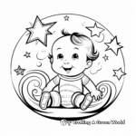 Beginnings: Baby New Year Coloring Pages 2