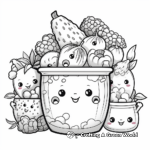 Berry Mix Jam Coloring Pages for Children 1