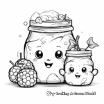 Berry Mix Jam Coloring Pages for Children 2