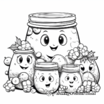 Berry Mix Jam Coloring Pages for Children 3