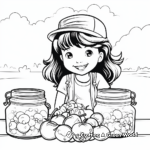 Berry Mix Jam Coloring Pages for Children 4