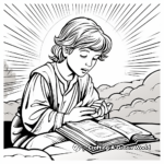 Biblical Scene: Lord's Prayer Coloring Pages 2
