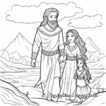 Biblical Story Coloring Pages for Adults 1