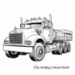 Big Rig Tow Truck Coloring Pages 2