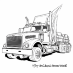 Big Rig Tow Truck Coloring Pages 4